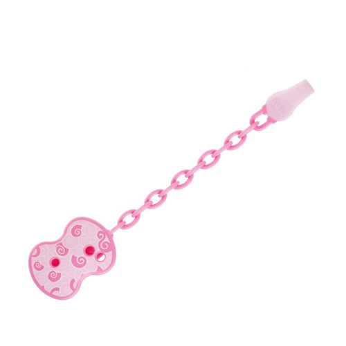 Cumitartó lánc rózsaszín 1 db ruhára csíptethető