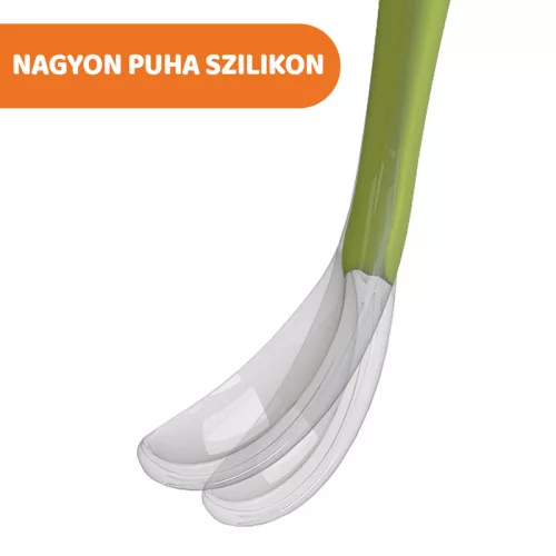 Green Up puha szilikon kanál zöld