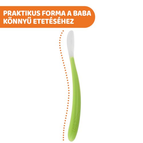 Green Up puha szilikon kanál zöld