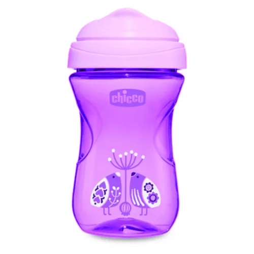 Easy Cup pohárperemű itatópohár 266 ml rózsaszín