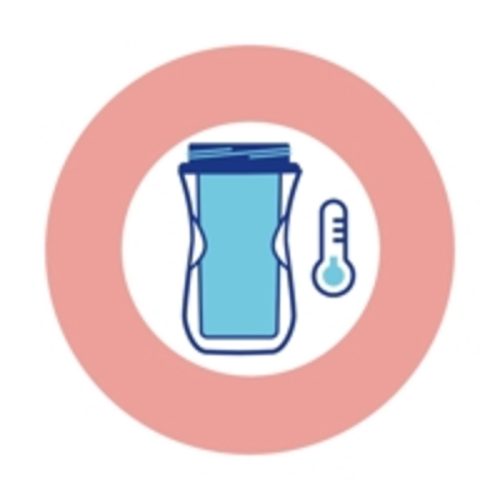 Chicco Sport Cup kulacs 266 ml duplafalú szívószálas csepegésmentes