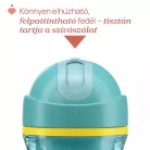 Sport Cup kulacs 266 ml duplafalú szívószálas csepegésmentes