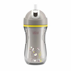   Chicco Sport Cup kulacs 266 ml duplafalú szívószálas csepegésmentes