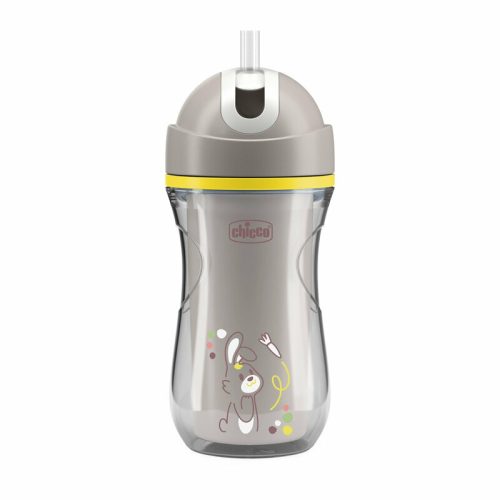Chicco Sport Cup kulacs 266 ml duplafalú szívószálas csepegésmentes