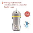 Sport Cup kulacs 266 ml duplafalú szívószálas csepegésmentes