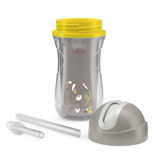 Chicco Sport Cup kulacs 266 ml duplafalú szívószálas csepegésmentes