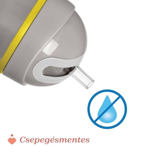 Sport Cup kulacs 266 ml duplafalú szívószálas csepegésmentes