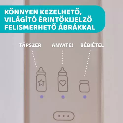 Cumisüveg-melegítő Home otthonra elektromos