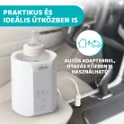 Cumisüveg-melegítő Home-Travel otthonra és autóba adapterrel