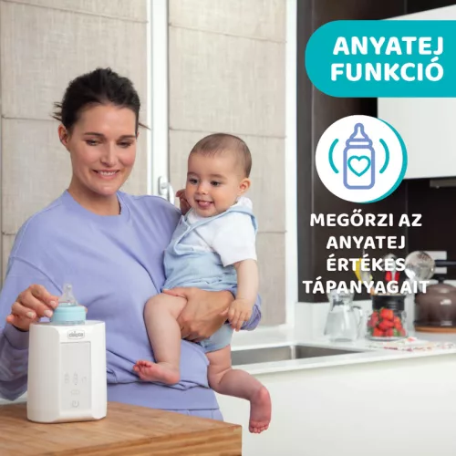 Cumisüveg-melegítő Home-Travel otthonra és autóba adapterrel