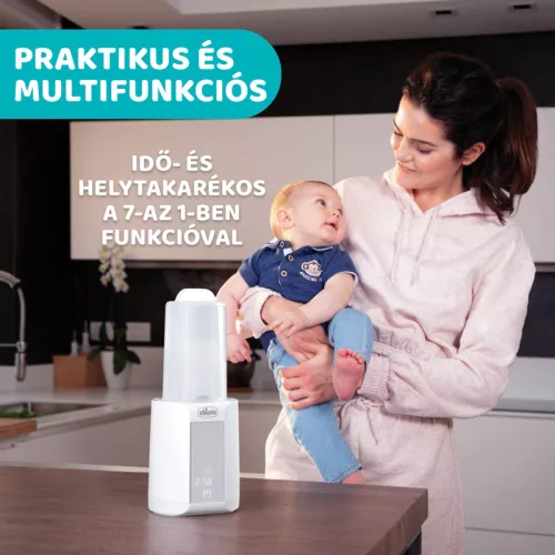 Cumisüveg-melegítő sterilizálóval elektromos