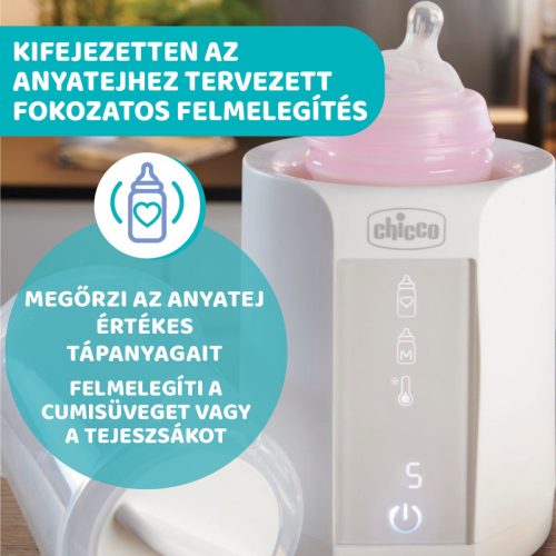 Cumisüveg-melegítő sterilizálóval elektromos