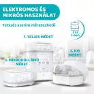 Elektromos gőzsterilizáló 3in1 elektromos és mikrós használat