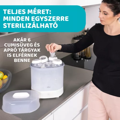 Elektromos gőzsterilizáló 3in1 elektromos és mikrós használat