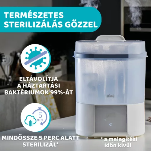 Elektromos sterilizáló és szárító 4 program
