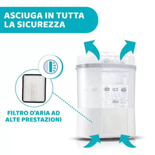 Szűrőbetét elektromos sterilizáló és szárítóhoz csereszűrő