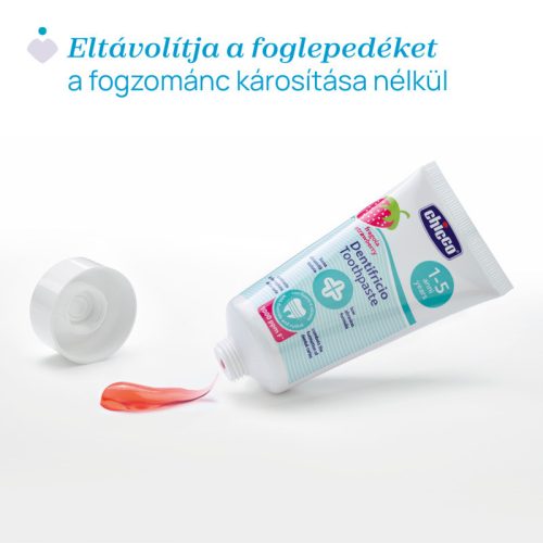 Eper ízű fogkrém fluoridos 50 ml xilittel 1-5 év