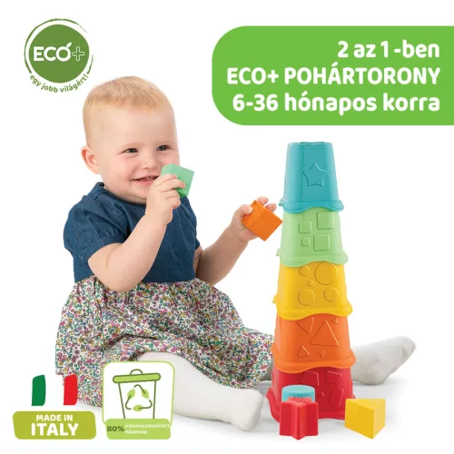 Pohártorony 2in1 ECO+ ökoműanyag