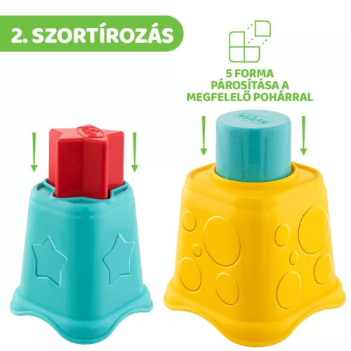 Pohártorony 2in1 ECO+ ökoműanyag