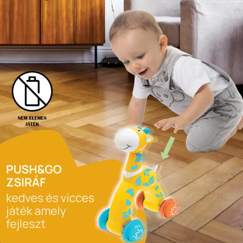 Push&Go Zsiráf Pszichomotoros képességfejlesztő