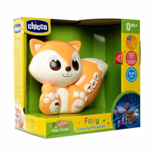Foxy róka 2in1 projektor és éjfény elemes