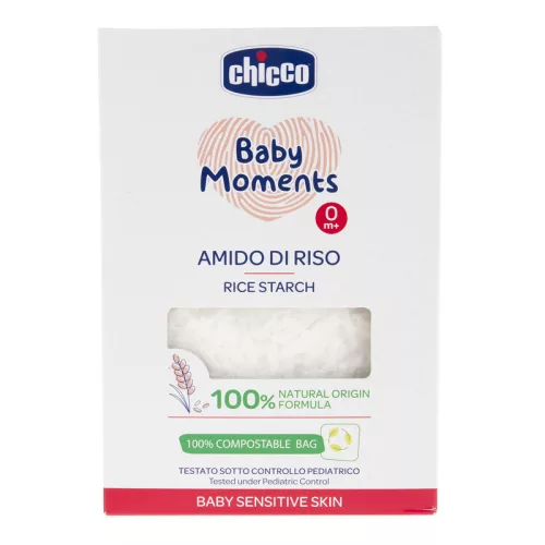Rizskeményítő fürdető 250 gr - Sensitive Baby Moments 100% természetes formula