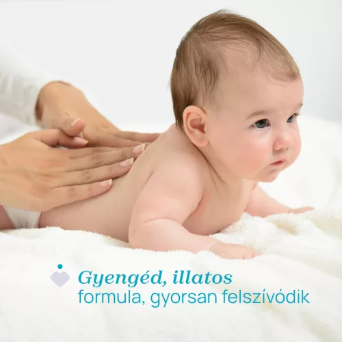 Testápoló tej Light 500 ml - sensitive Baby Moments gyapotmagolaj és E-vitamin, érzékeny bőrre