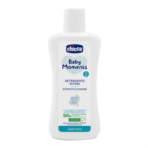 Intim mosakodó gél 200 ml Baby Moments körömvirág- és kamilla-kivonatok