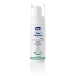  Hab sampon & kondicionáló 150 ml - Baby Moments Kids mandula és őszibarack kivonattal
