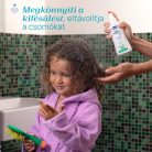 Kifésülő Spray 200 ml detangler - göndör, gubancos hajra - Kids mandula és őszibarack kivonattal
