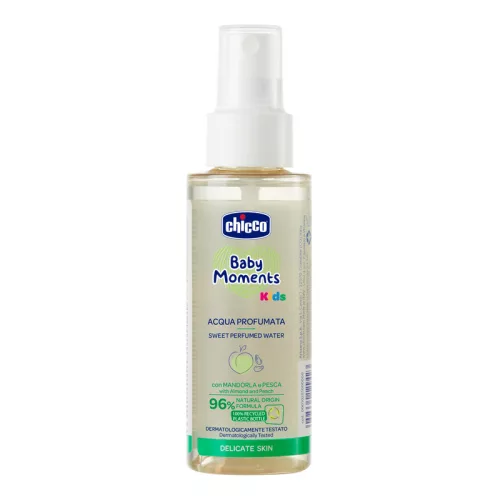 Édes illatos víz 100 ml - Baby Moments Kids mandula és őszibarack kivonattal