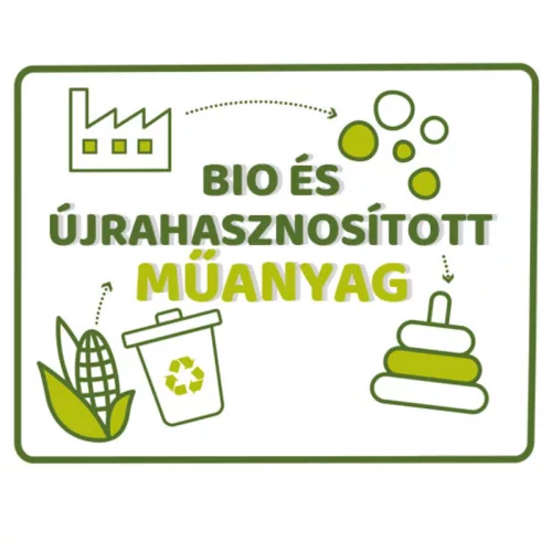 Owly bagoly csörgő-rágóka ECO+ ökoműanyag