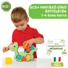 Hintázó dínó építőjáték 2in1 ECO+ ökoanyag