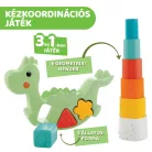 Hintázó dínó építőjáték 2in1 ECO+ ökoanyag