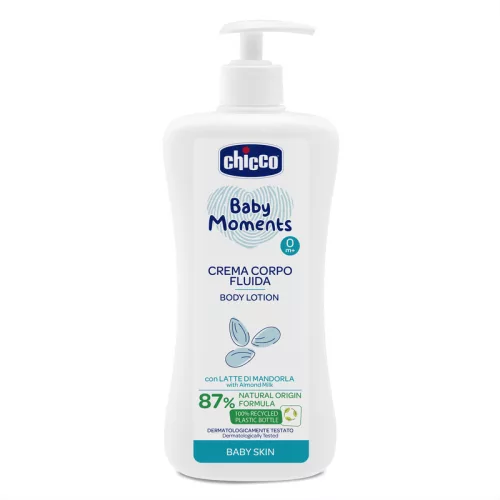 Testápoló tej 500 ml Baby Moments mandulatejjel
