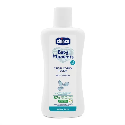 Testápoló tej 200 ml Baby Moments mandulatejjel