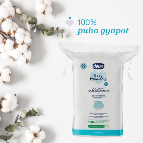 Vattalapok 60 db Baby Moments tiszta gyapot