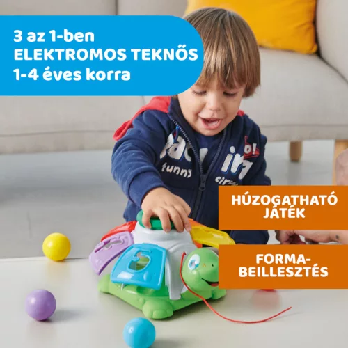 Teknősbéka és meglepetés golyók 2in1 Turtle Sort&Surprise