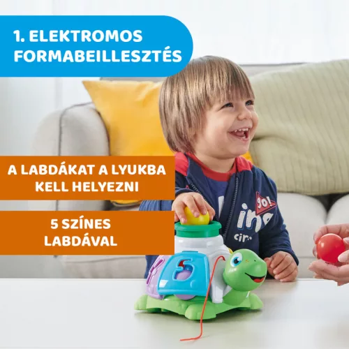 Teknősbéka és meglepetés golyók 2in1 Turtle Sort&Surprise