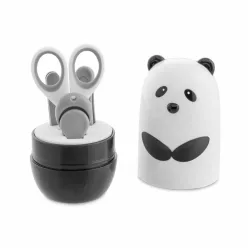   Manikűr készlet 5 db-os - Panda maci olló-csipesz-reszelő