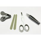 Manikűr készlet 5 db-os - Panda maci olló-csipesz-reszelő