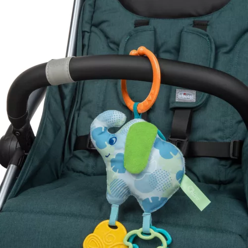 Elephant On the Go Eco+ rágókás textiljáték ökoanyagból