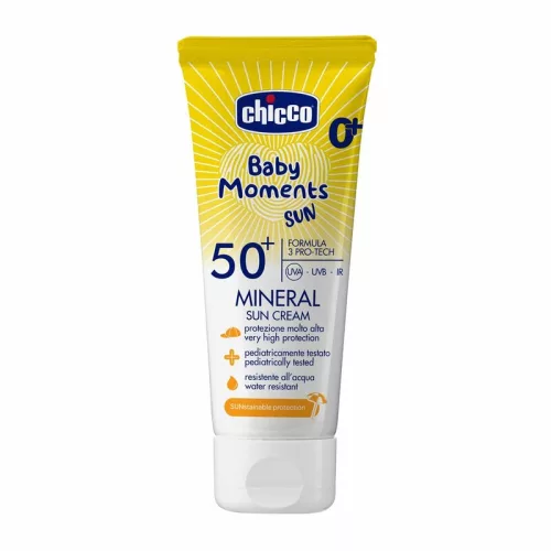 Ásványi Fényvédő krém SPF50+ (75 ml) UVA, UVB, INFRA sugárzás elleni nagyon magas védelem