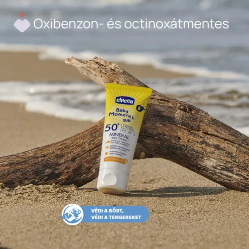 Ásványi Fényvédő krém SPF50+ (75 ml) UVA, UVB, INFRA sugárzás elleni nagyon magas védelem