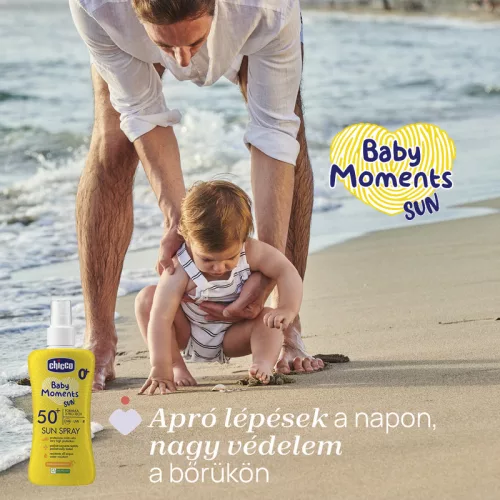 Fényvédő spray SPF 50+, 150 ml UVA, UVB, INFRA sugárzás elleni nagyon magas védelem