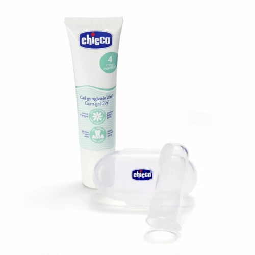 Inyzselé fogzás gél Szett 30 ml ujjfogkefével és tartótokkal