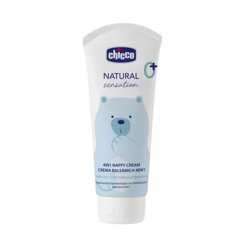 Popsikrém 4in1 illatmentes 100 ml, 10% cink-oxid Panthenol, E-vitamin