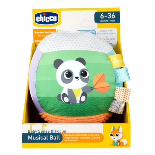 Chicco Music Ball zenélő textil labda 6m 2026 a