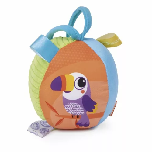 Soft Ball puha csörgős textil labda babakocsi-játék