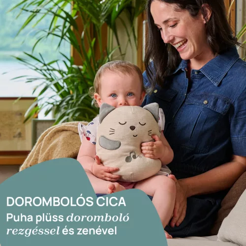 Dorombolós plüss cica 0M+